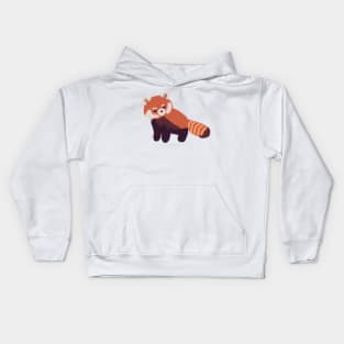 Cute red panda (I love red panda) Kids Hoodie